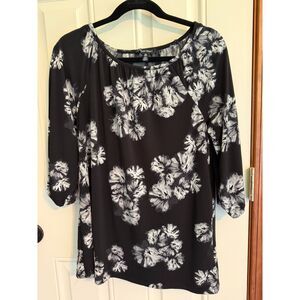 Ellen Tracy 3/4 sleeve blouse size M